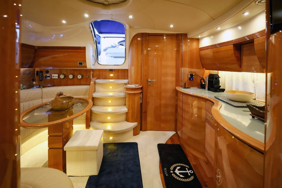 Seven, a Atlantis 47 HT motor yacht at Syracuse, Italy