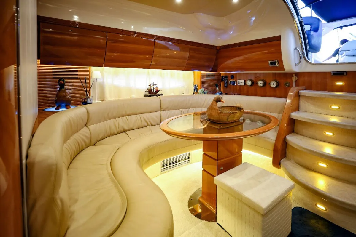 Seven, a Atlantis 47 HT motor yacht at Syracuse, Italy