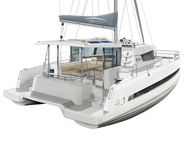 Private Island I, a Bali 4.1 catamaran at Primošten, Croatia
