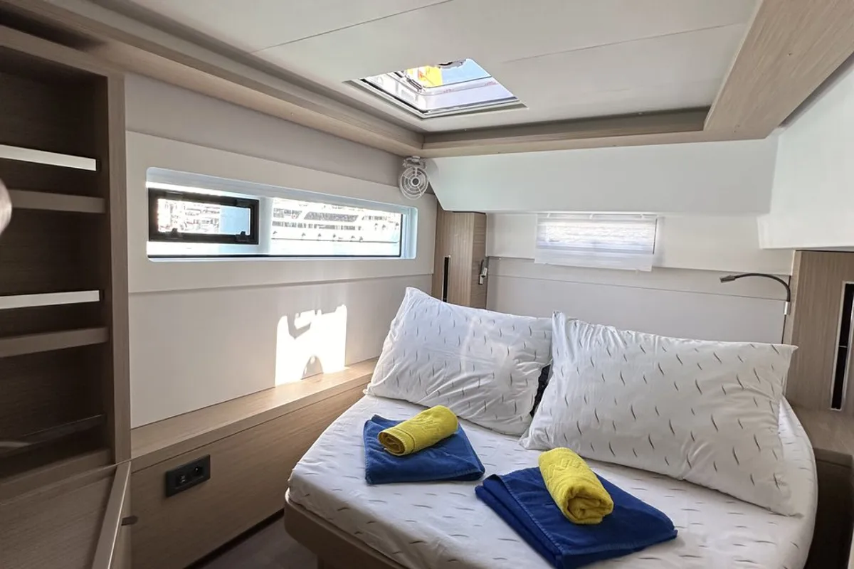 Cabin on Destiny Point, a Lagoon 46 catamaran at Split, Croatia