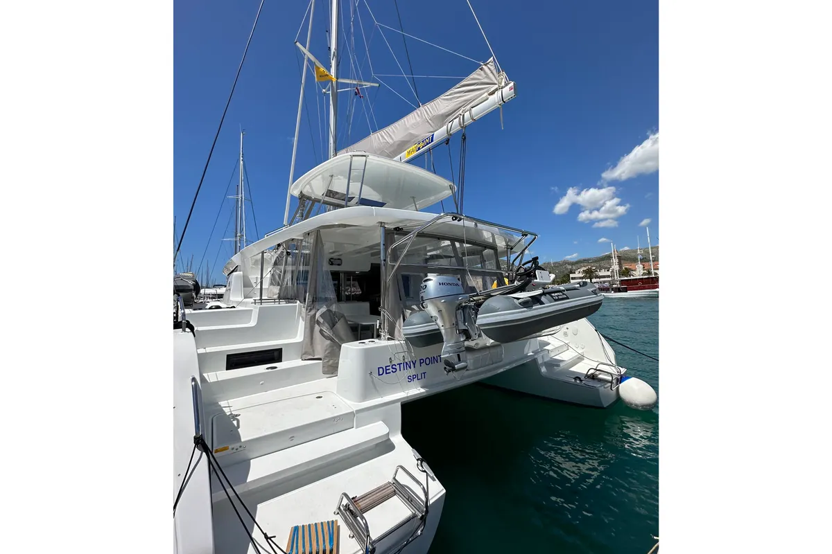 Destiny Point, a Lagoon 46 catamaran at Split, Croatia