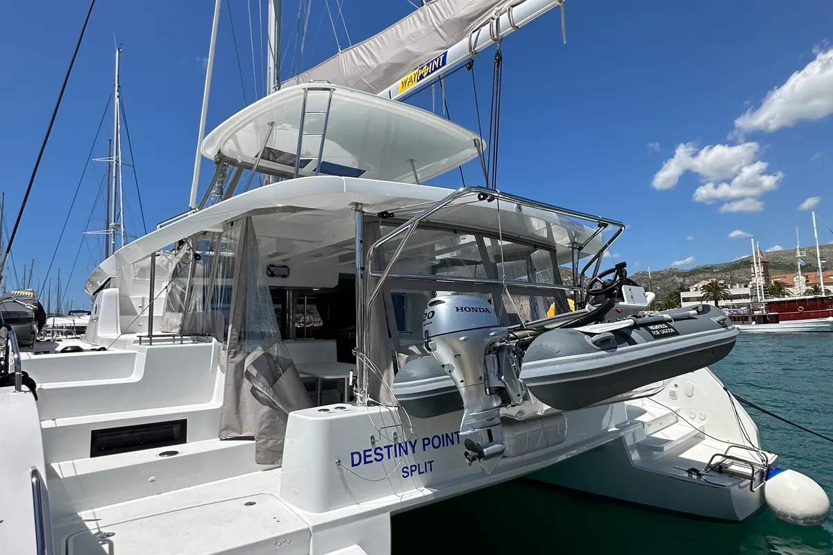 Destiny Point, a Lagoon 46 catamaran at Split, Croatia