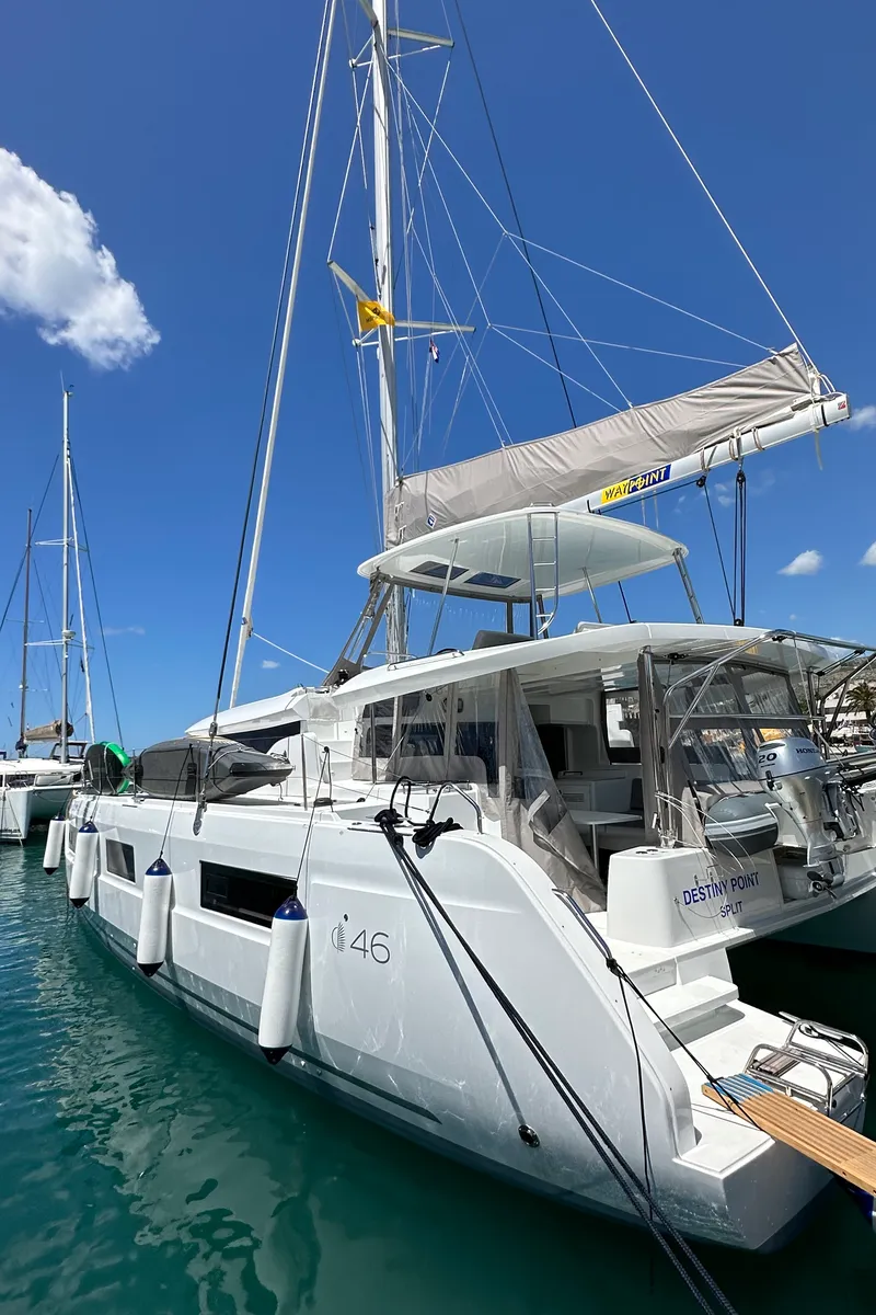 Destiny Point, a Lagoon 46 catamaran at Split, Croatia