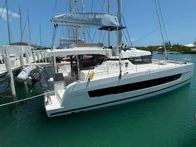 Gabrielle Marie, a Bali Catspace OW catamaran at Central Abaco, Bahamas