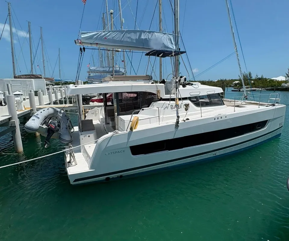 Gabrielle Marie, a Bali Catspace OW catamaran at Central Abaco, Bahamas