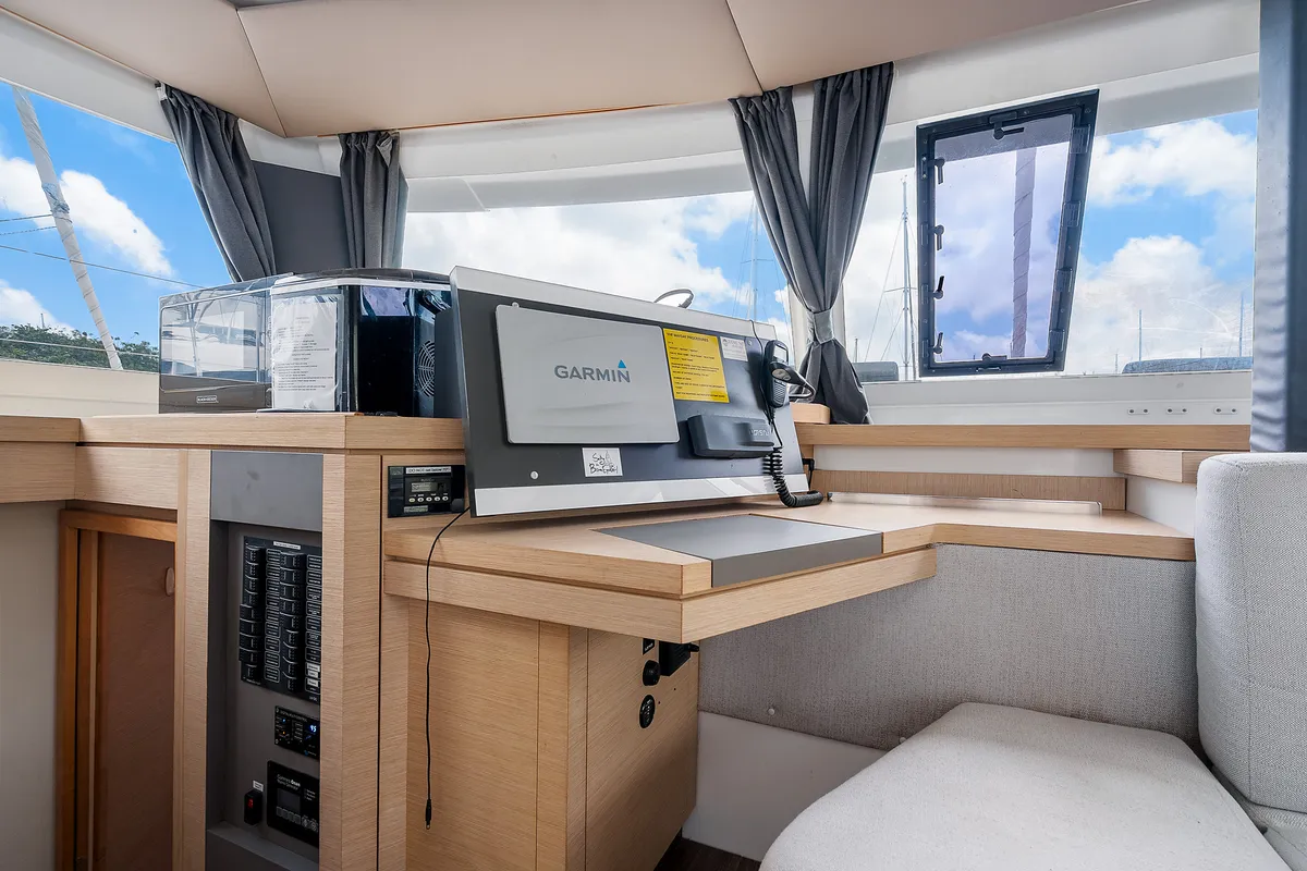 Brown Eyed Girl, a Fountaine Pajot Astrea 42 catamaran at Road Town, British Virgin Islands