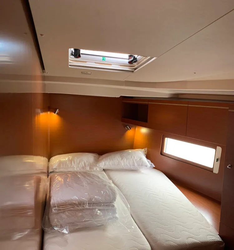Cabin on Thano, a Beneteau Oceanis 51.1 sailboat at Athens, Greece