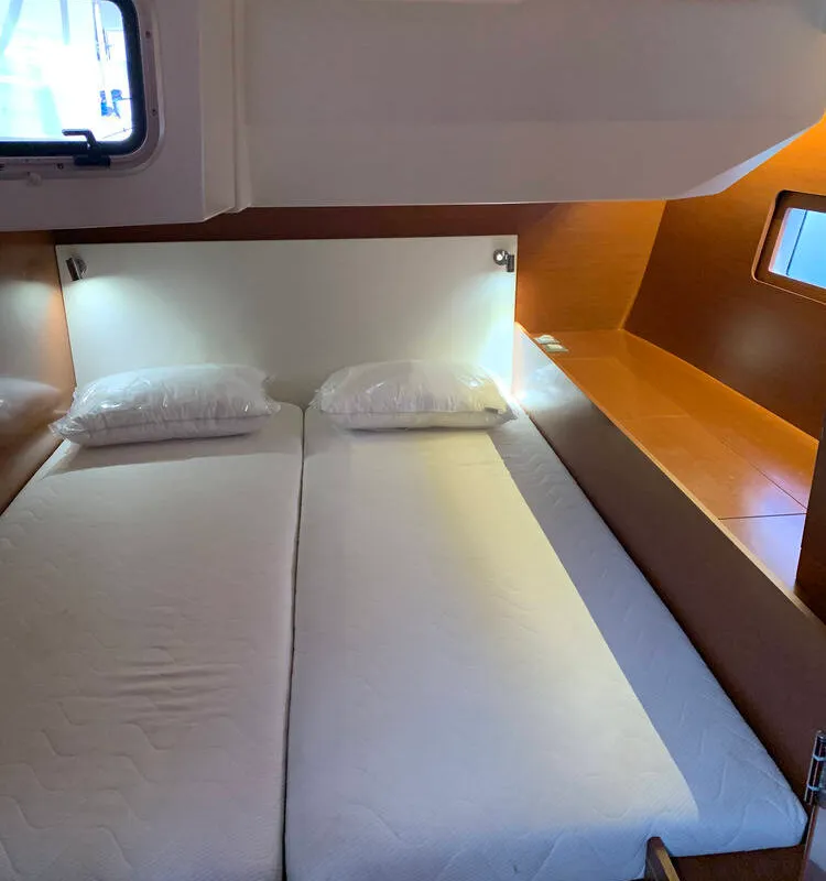 Cabin on Thano, a Beneteau Oceanis 51.1 sailboat at Athens, Greece