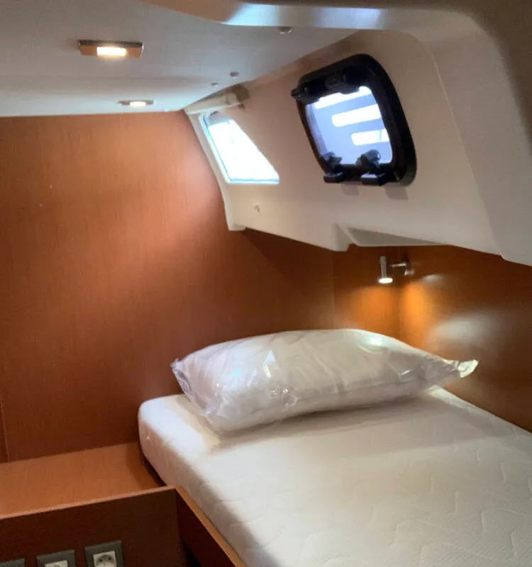 Cabin on Thano, a Beneteau Oceanis 51.1 sailboat at Athens, Greece