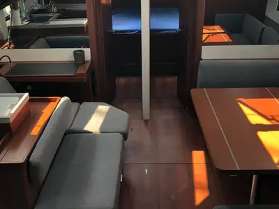 Galley of Thano, a Beneteau Oceanis 51.1 sailboat at Athens, Greece