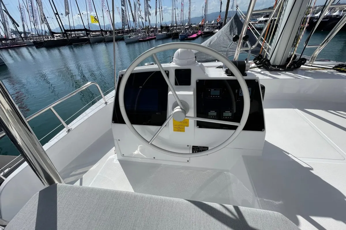 Sail and Travel, a Bali 4.6 - 4 cab. OW catamaran at Pirovac, Croatia