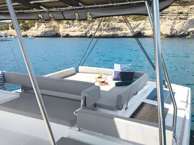 Sail and Travel, a Bali 4.6 - 4 cab. OW catamaran at Pirovac, Croatia