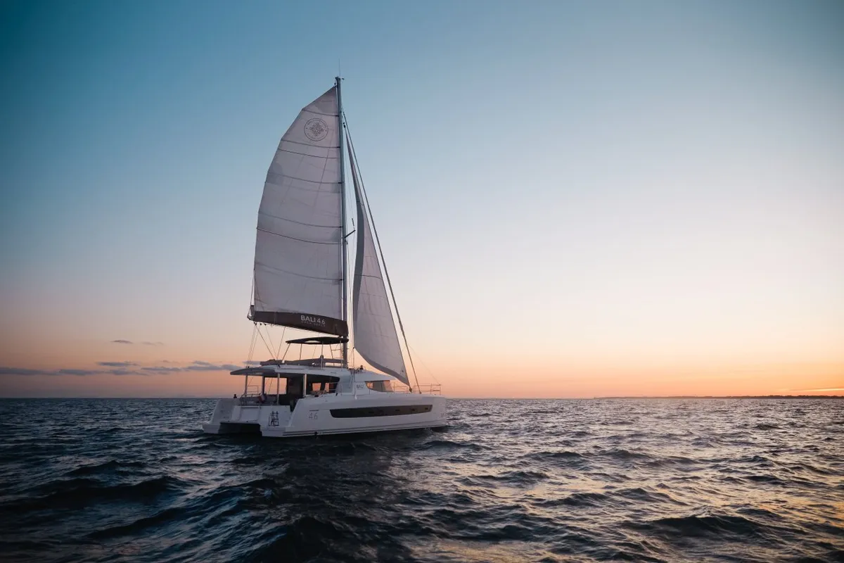 Sail and Travel, a Bali 4.6 - 4 cab. OW catamaran at Pirovac, Croatia
