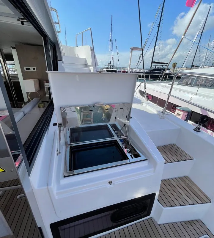 Sail and Travel, a Bali 4.6 - 4 cab. OW catamaran at Pirovac, Croatia