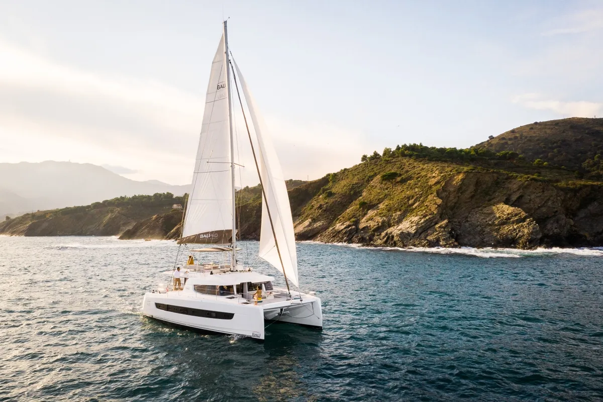 Sail and Travel, a Bali 4.6 - 4 cab. OW catamaran at Pirovac, Croatia