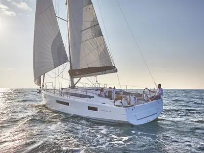 JIMMY, a Jeanneau Sun Odyssey 410 sailboat at La Favière, France