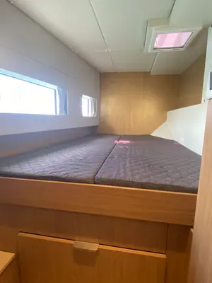 Cabin on Poucette, a Bali Catsmart catamaran at Alameda, United States