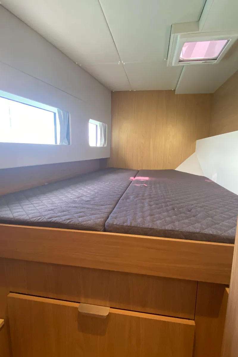 Cabin on Poucette, a Bali Catsmart catamaran at Alameda, United States