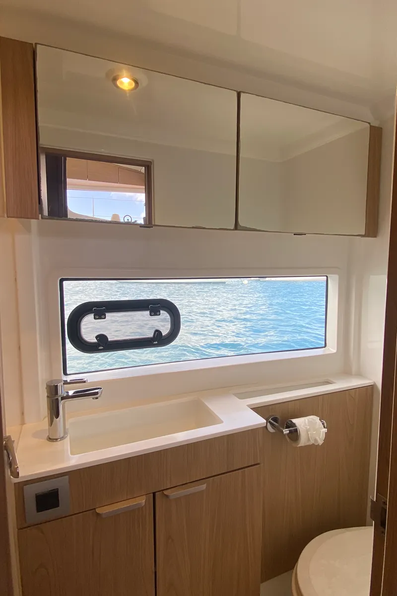 Head on Poucette, a Bali Catsmart catamaran at Alameda, United States