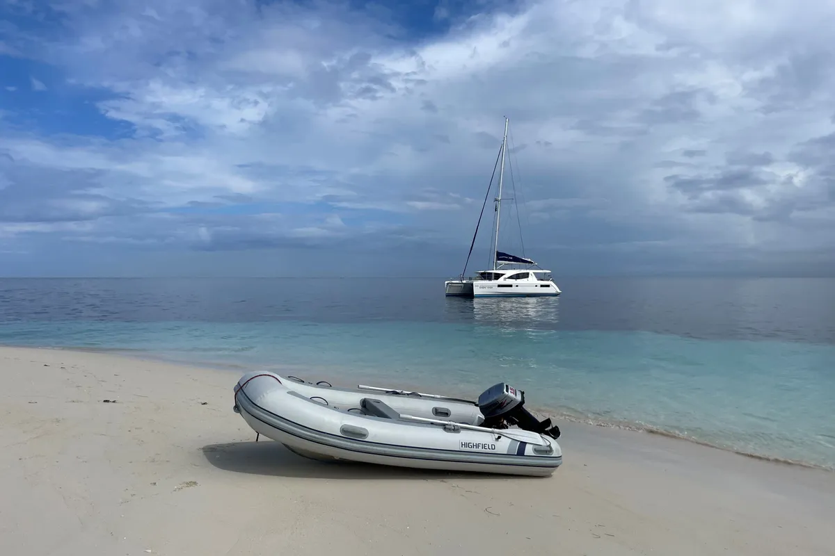 Exterior view of Sunday Kinga, a Leopard 48 - 4 + 2 cab. catamaran at Azam Marina, Tanzania