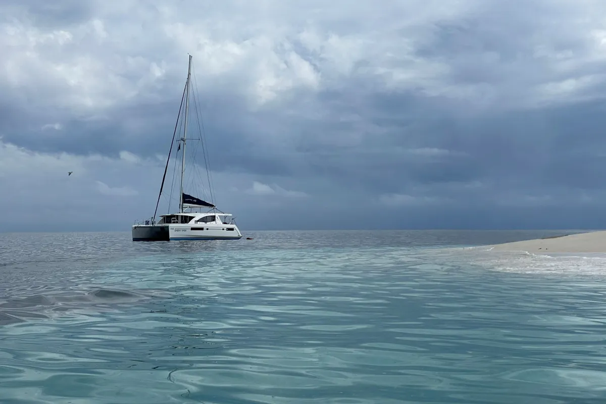 Exterior view of Sunday Kinga, a Leopard 48 - 4 + 2 cab. catamaran at Azam Marina, Tanzania