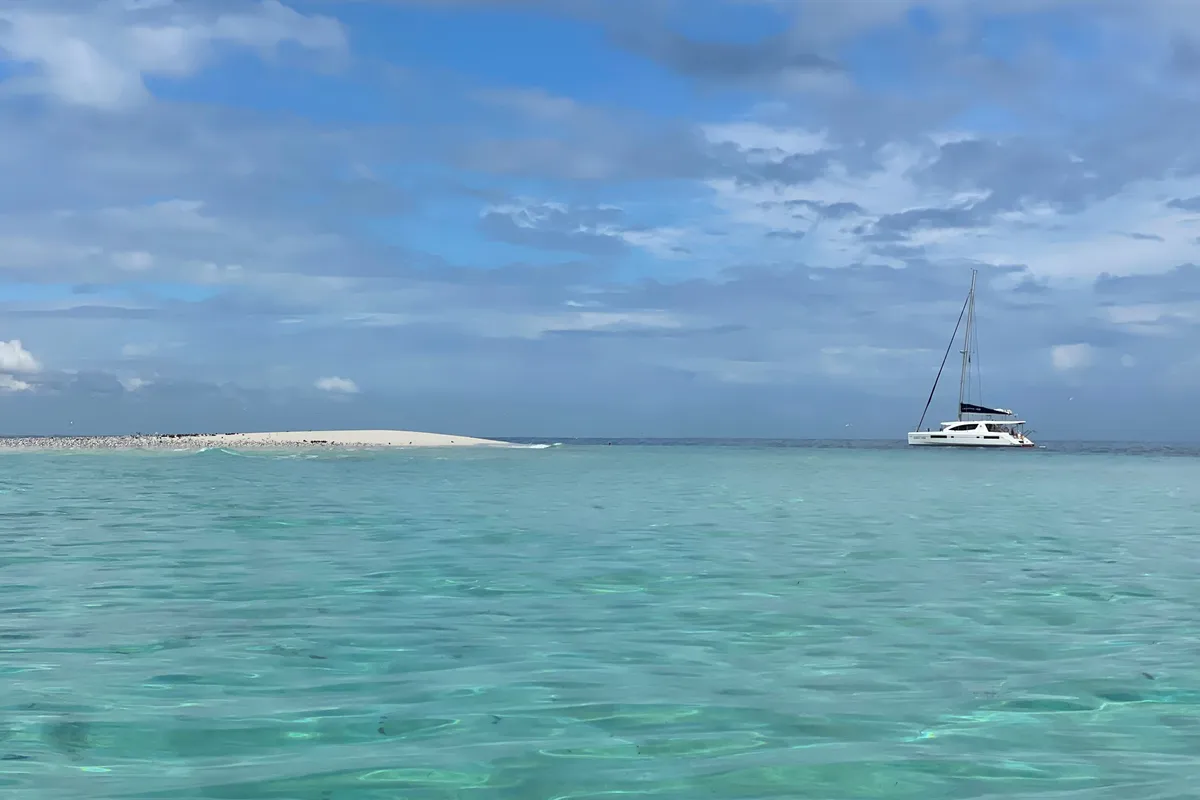 Exterior view of Sunday Kinga, a Leopard 48 - 4 + 2 cab. catamaran at Azam Marina, Tanzania