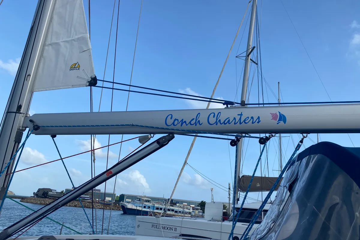 Good Decision, a Jeanneau Sun Odyssey 45DS sailboat at Road Town, British Virgin Islands