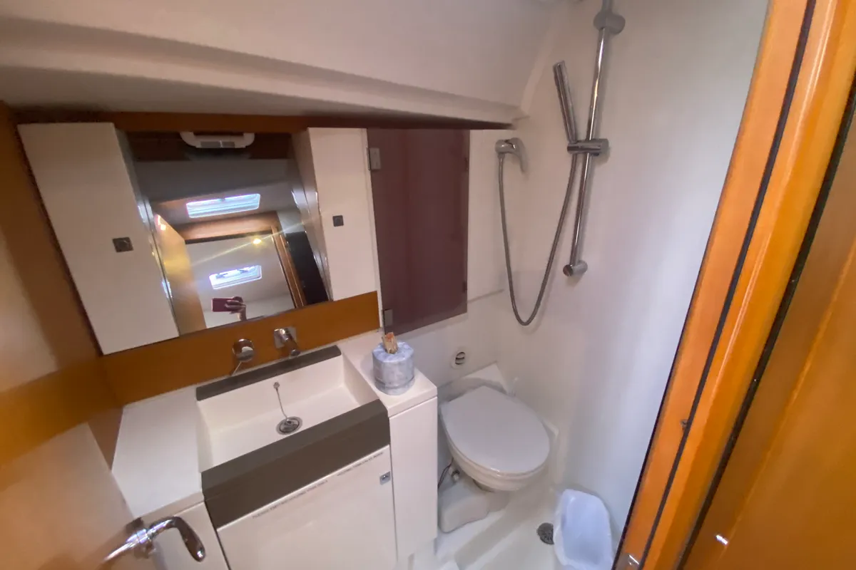 Good Decision, a Jeanneau Sun Odyssey 45DS sailboat at Road Town, British Virgin Islands