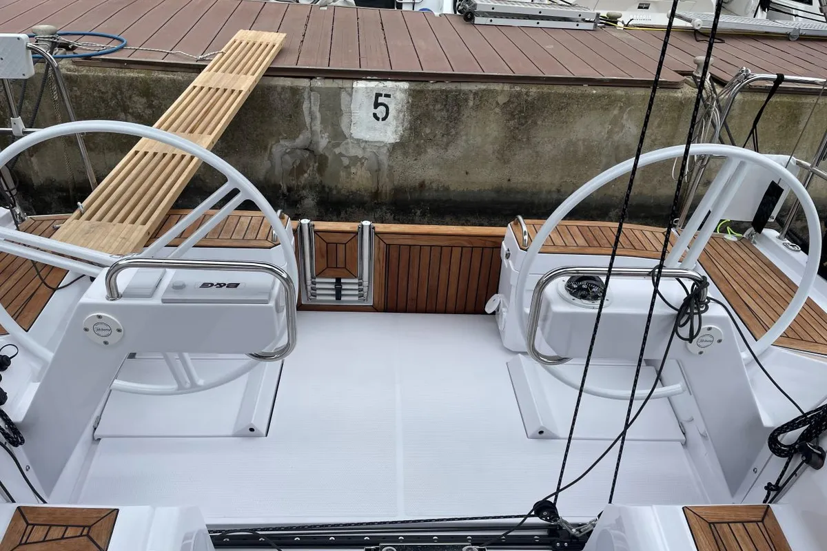 Luna, a Elan E4 sailboat at Grad Pula, Croatia