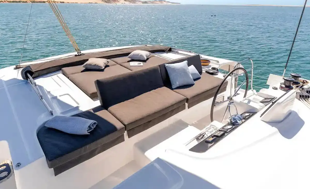 ELLA, a Lagoon 46 catamaran at Ibiza, Spain
