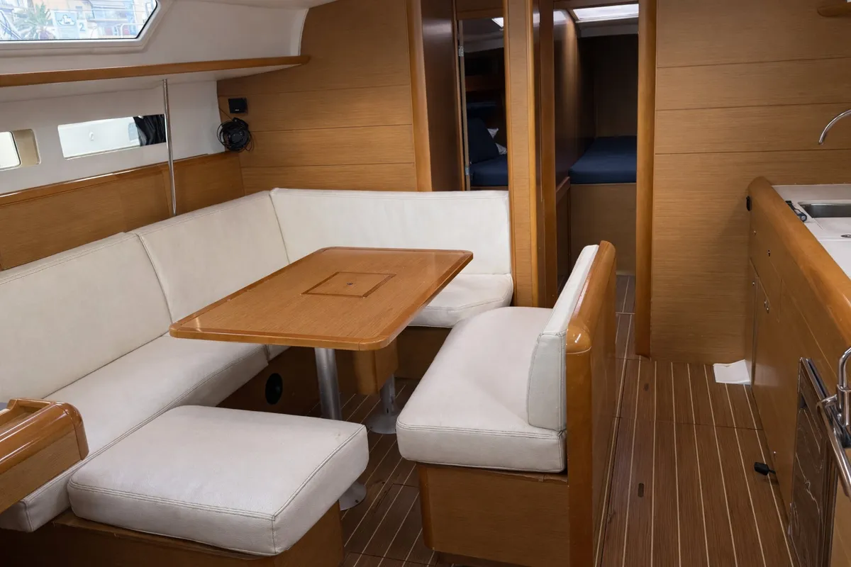 Malgrats, a Jeanneau Sun Odyssey 469 sailboat at Palma de Mallorca, Spain