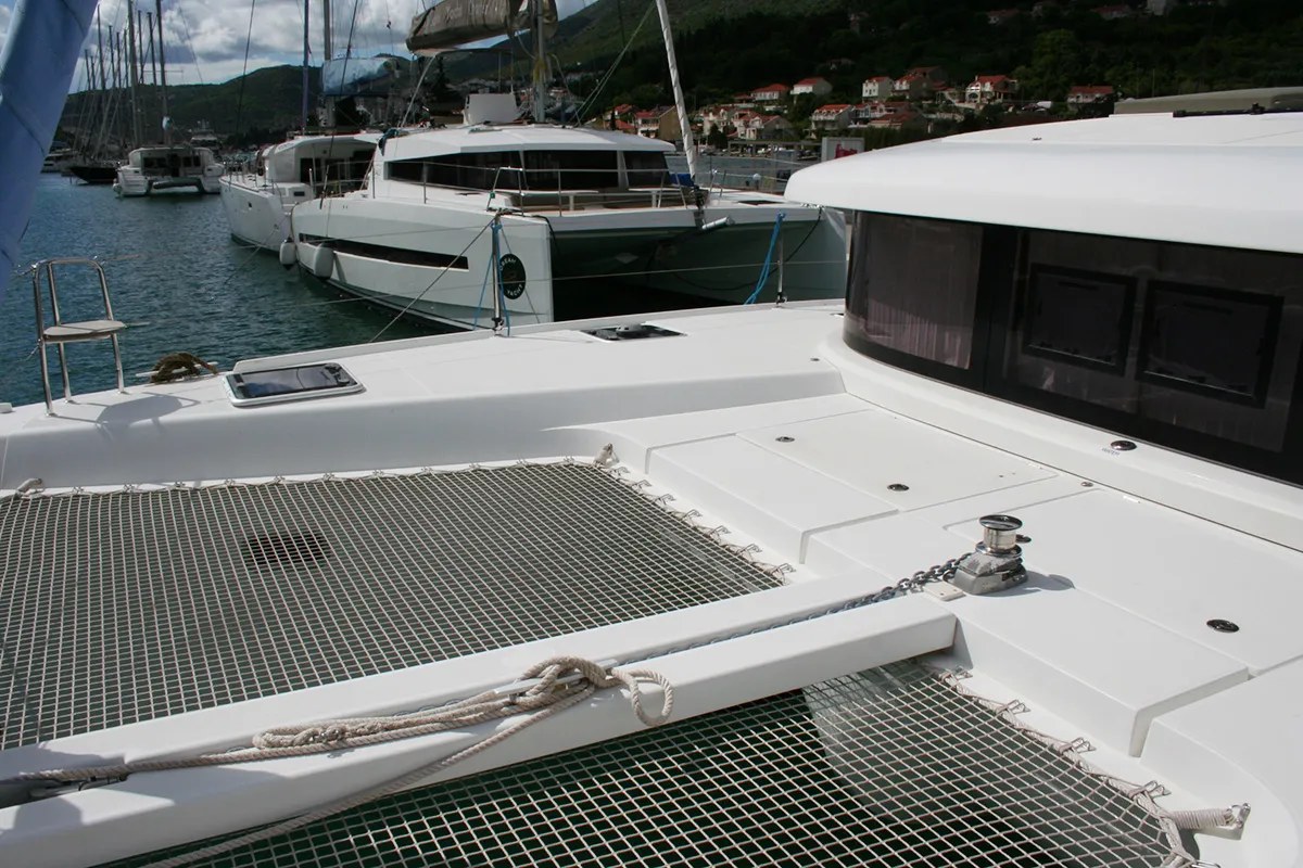 Mola Mola , a Lagoon 42 catamaran at Dubrovnik, Croatia