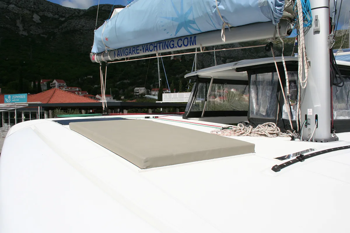 Mola Mola , a Lagoon 42 catamaran at Dubrovnik, Croatia