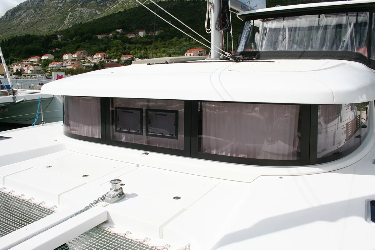 Mola Mola , a Lagoon 42 catamaran at Dubrovnik, Croatia