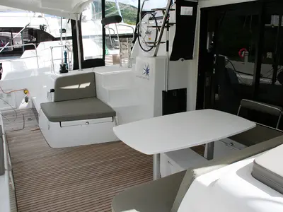 Mola Mola , a Lagoon 42 catamaran at Dubrovnik, Croatia