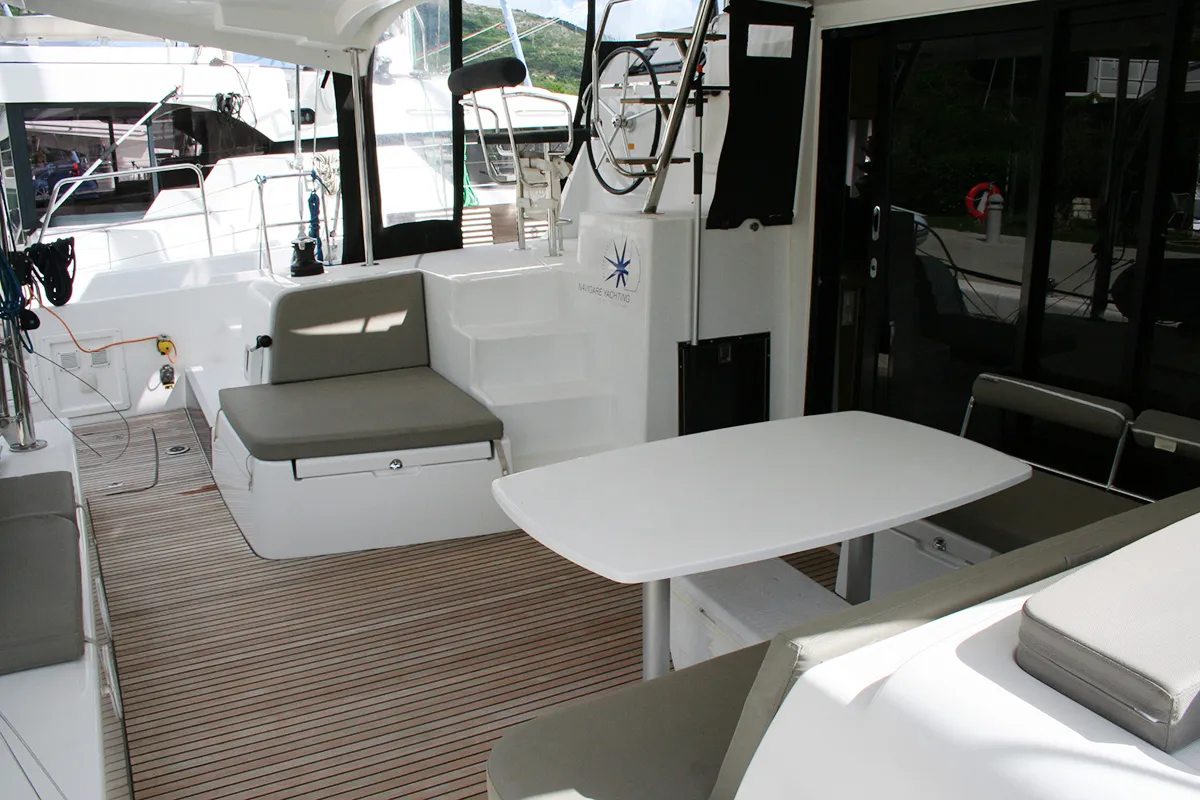 Mola Mola , a Lagoon 42 catamaran at Dubrovnik, Croatia