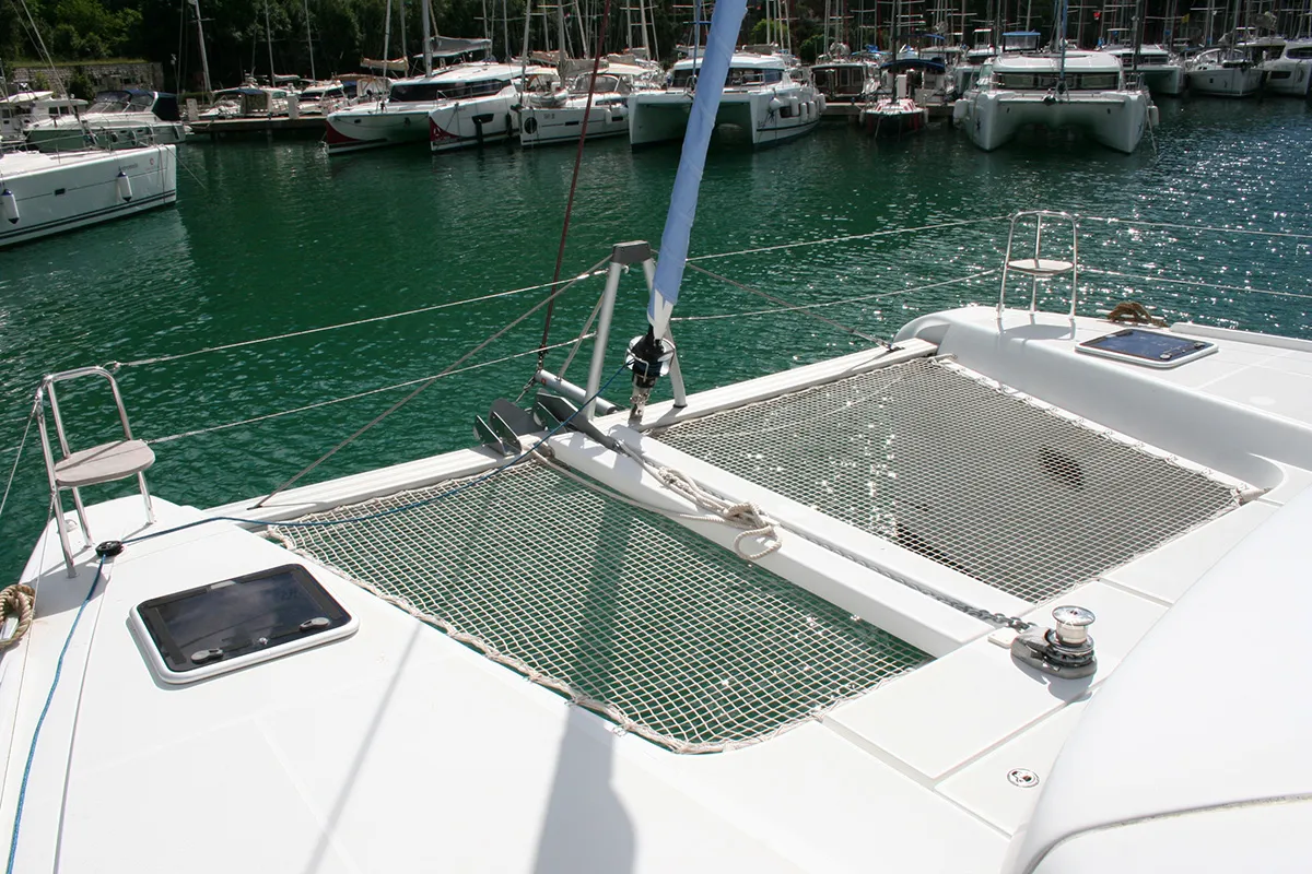 Mola Mola , a Lagoon 42 catamaran at Dubrovnik, Croatia