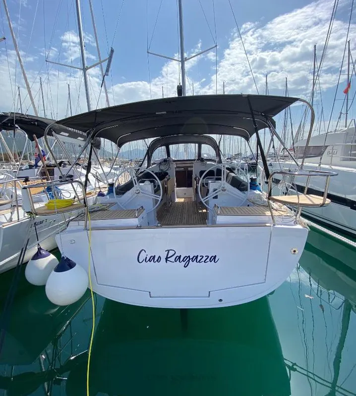 Ciao Ragazza, a Elan Impression 45.1 sailboat at Grad Kaštela, Croatia
