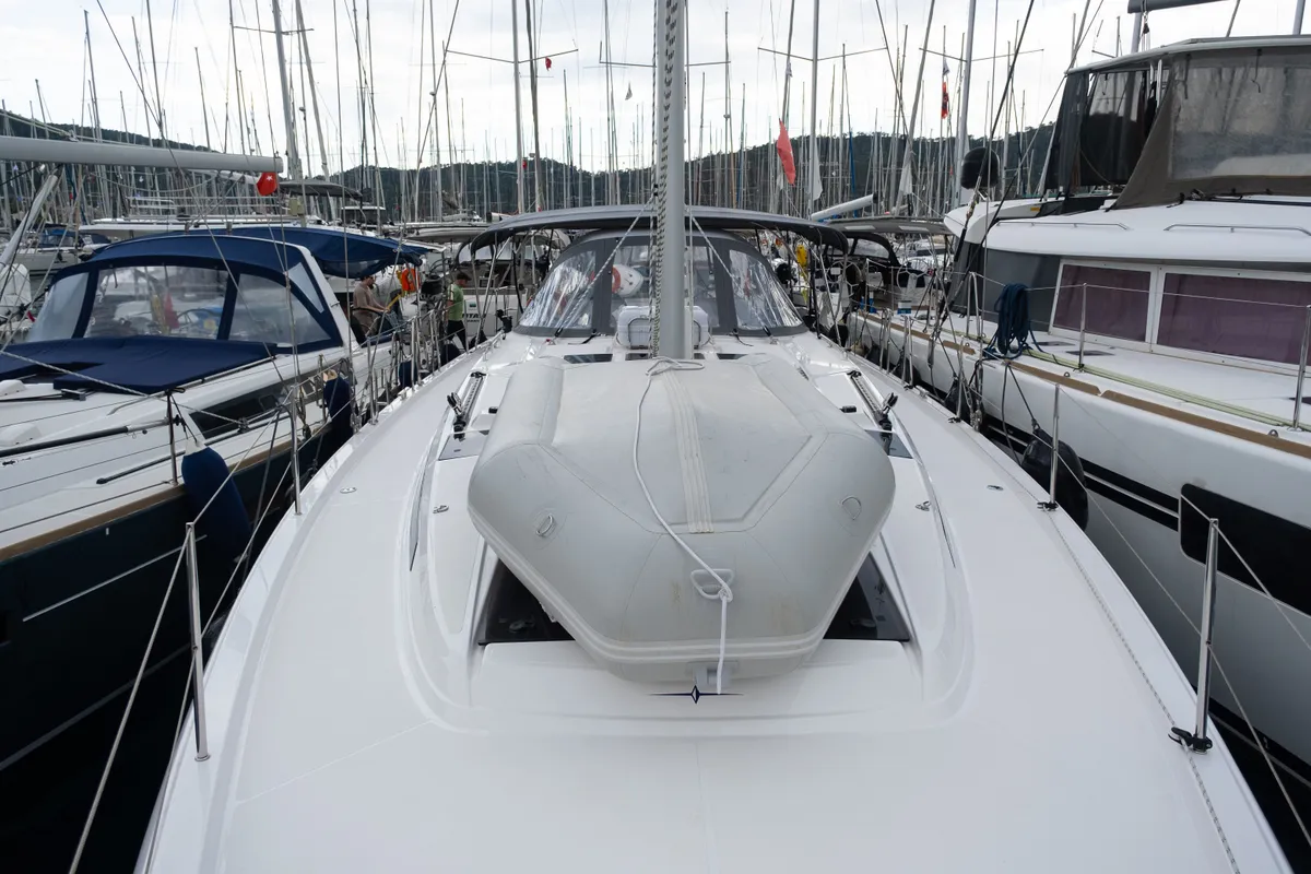 Arke, a Bavaria C46 sailboat at Fethiye, Turkey