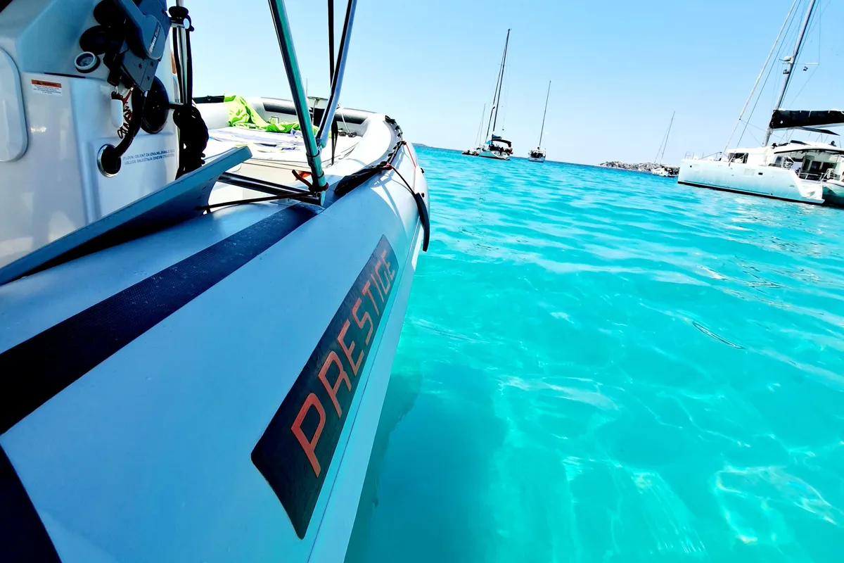 Niky, a Prestige Ranger 600 motorboat at Trogir, Croatia