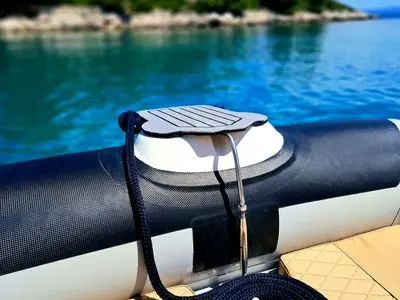Niky, a Prestige Ranger 600 motorboat at Trogir, Croatia