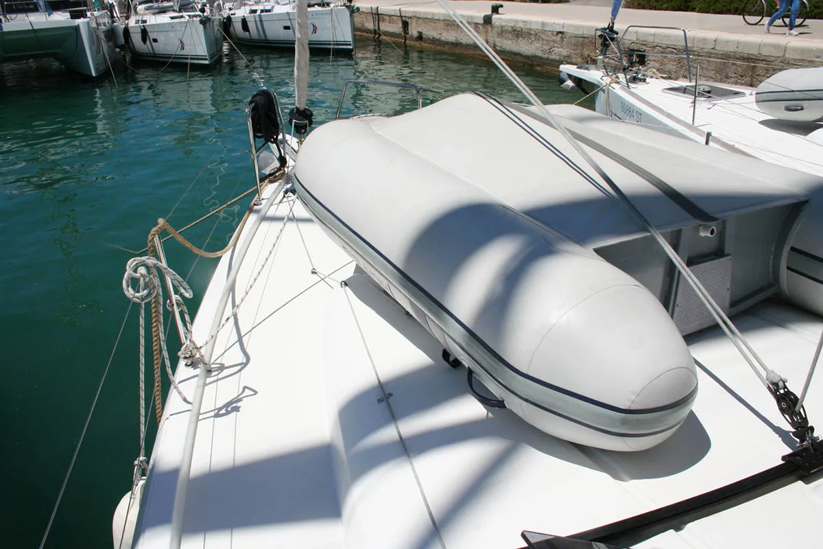 Springbank, a Jeanneau Sun Odyssey 440 sailboat at Seget Donji, Croatia