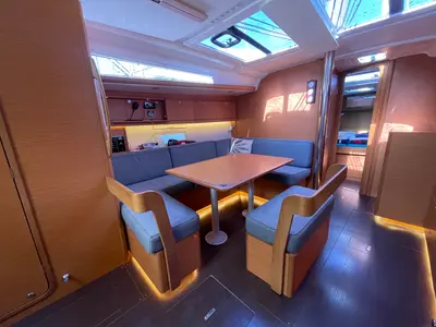 Galley of Sweet, a Dufour 430 GL sailboat at Fethiye, Turkey