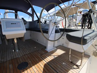 Cabin on Coco, a Bavaria C42 sailboat at Općina Rogoznica, Croatia
