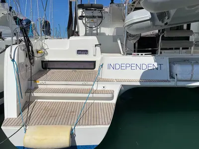 Independent, a Lagoon 42 catamaran at Seget Donji, Croatia