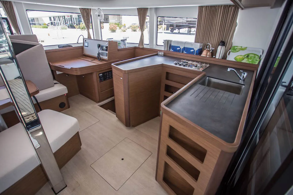 Independent, a Lagoon 42 catamaran at Seget Donji, Croatia