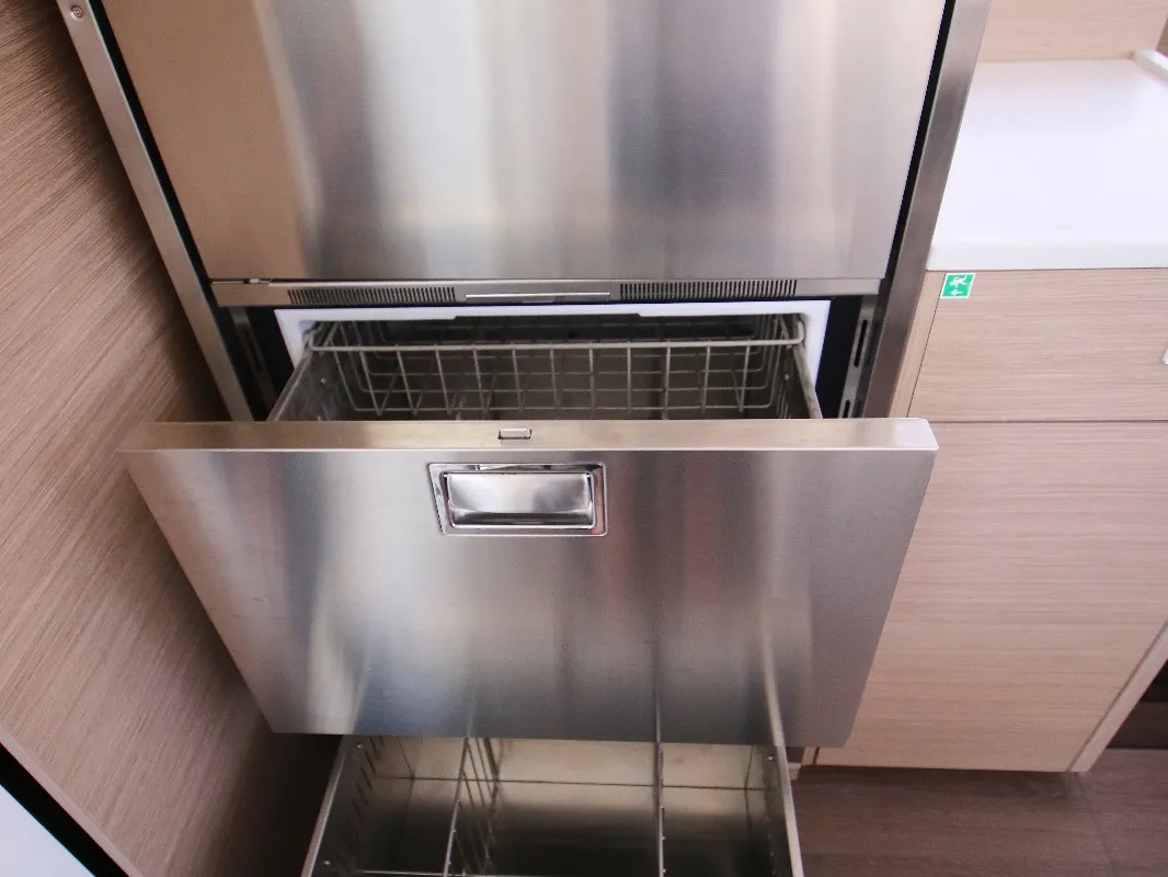 Galley of Solution, a Lagoon 43 catamaran at Rogoznica, Croatia
