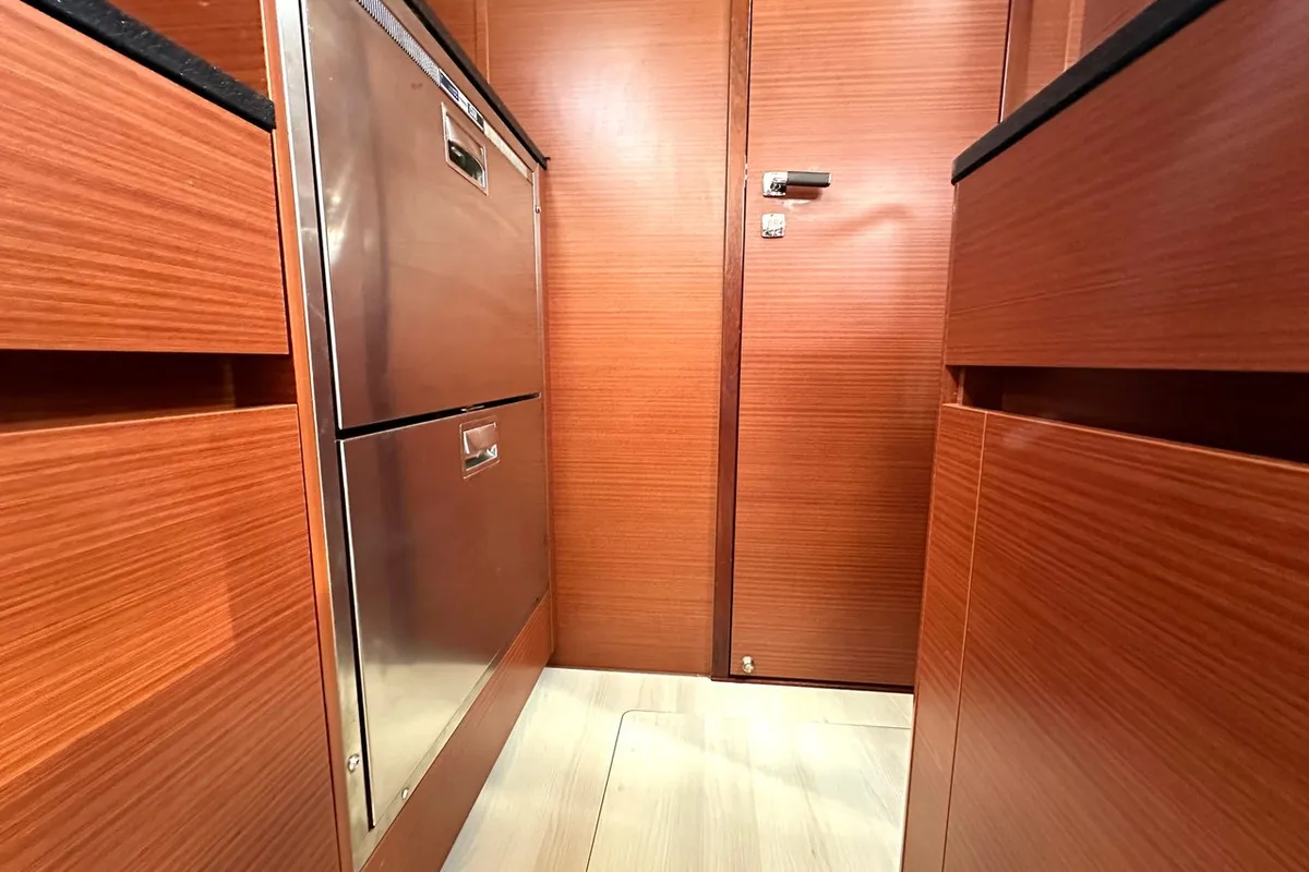 Galley of Adele, a Hanse 548 sailboat at Seget Donji, Croatia