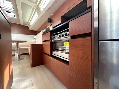 Galley of Adele, a Hanse 548 sailboat at Seget Donji, Croatia