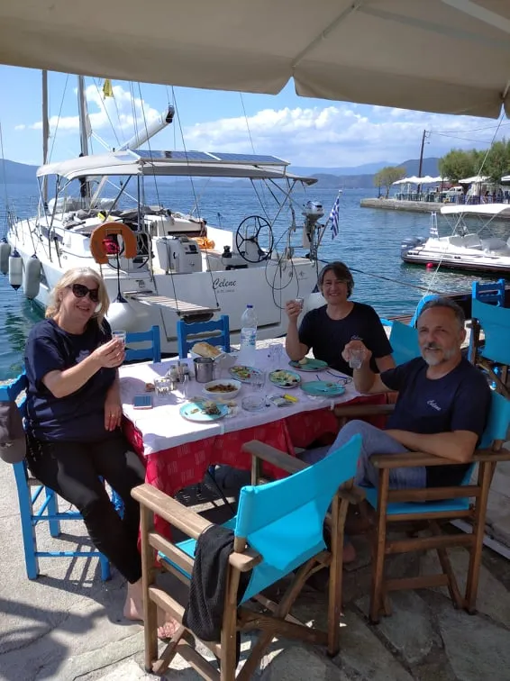 Celene, a Jeanneau Sun Odyssey 440 sailboat at Volos, Greece